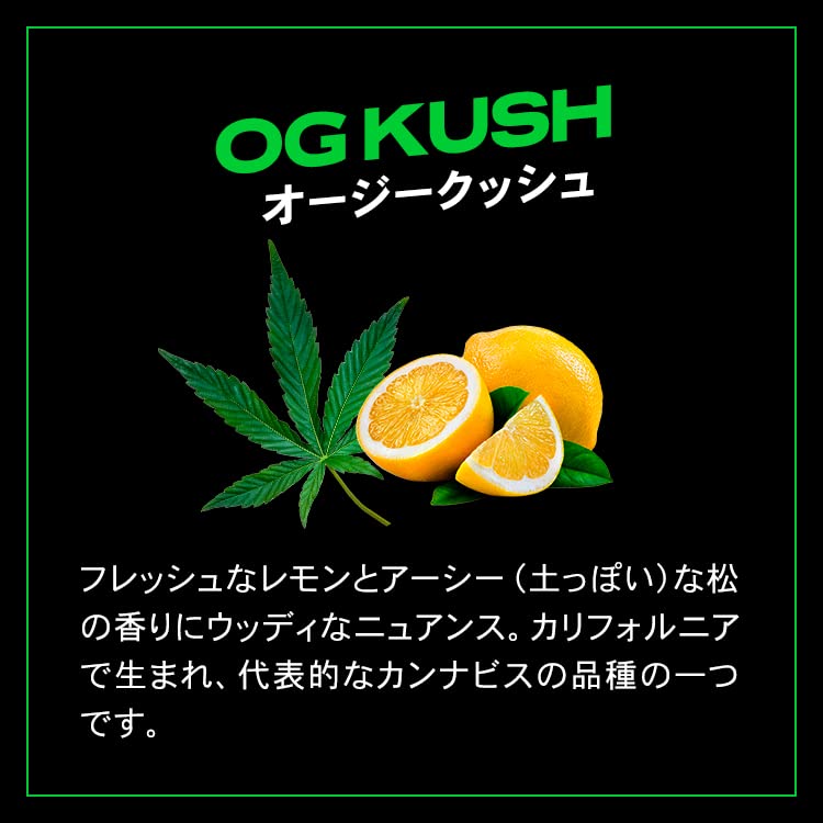 skew CBGリキッド75% OG Kush カートリッジ 1ml